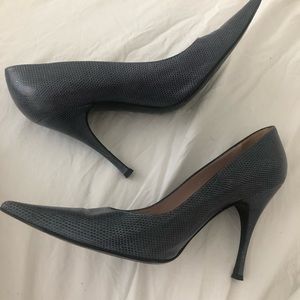 Sergio Rossi snake skin pumps